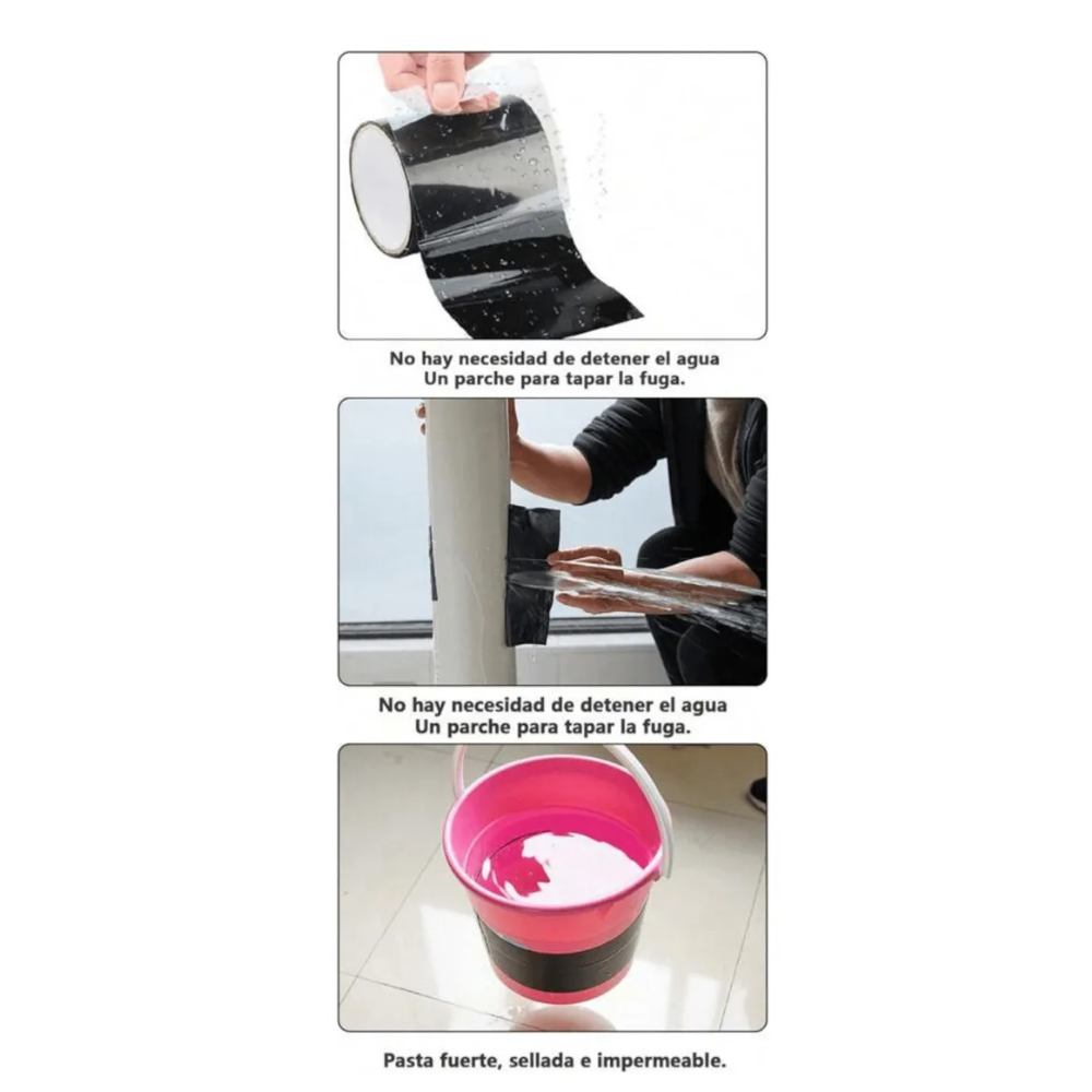 Fast Tape - Cinta de Goma Ultra Adhesiva para Reparación