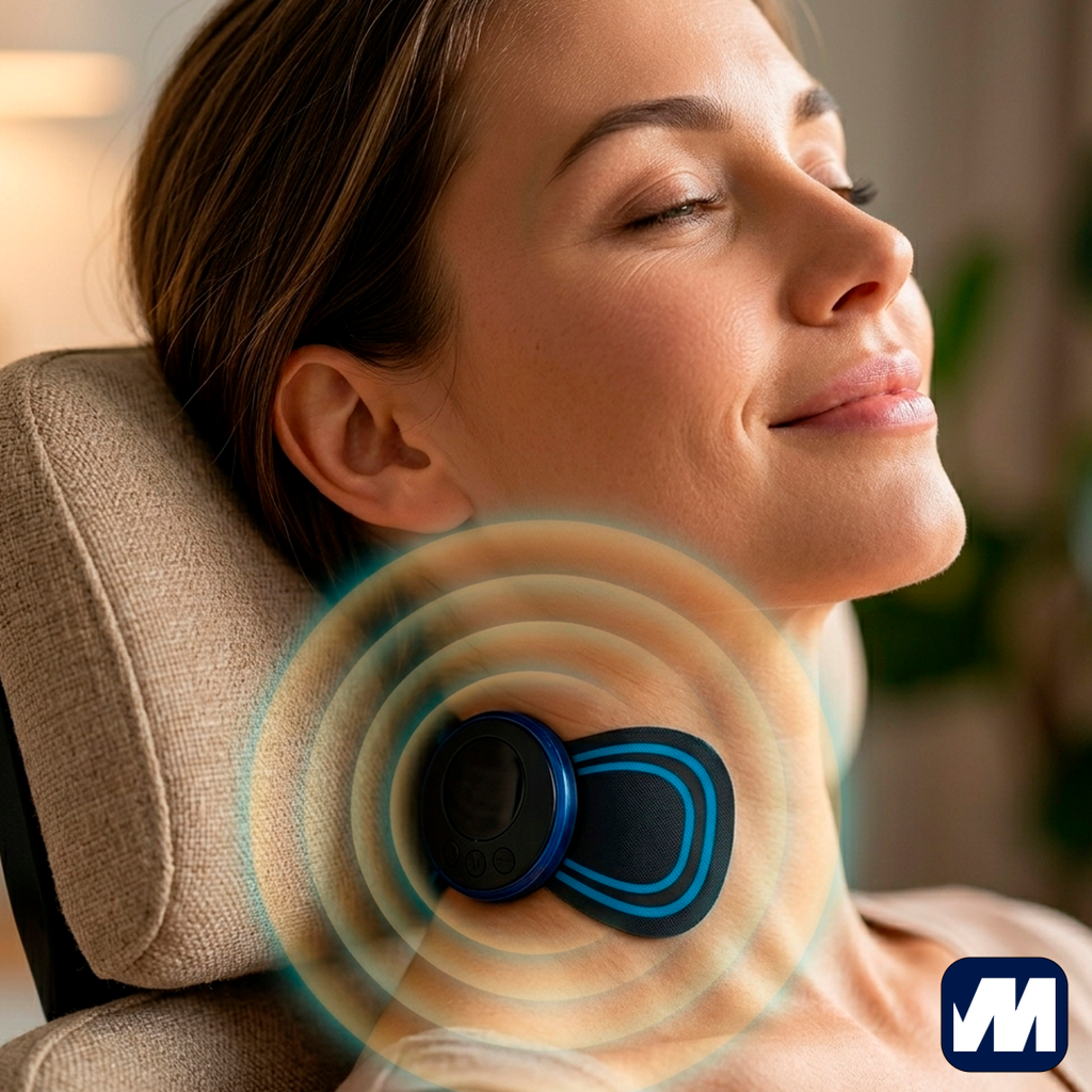 Masajeador Cervical EMS con Electroestimulación y Calor