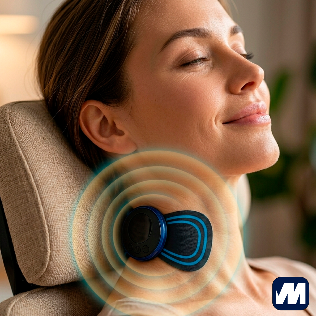Masajeador Cervical EMS con Electroestimulación y Calor